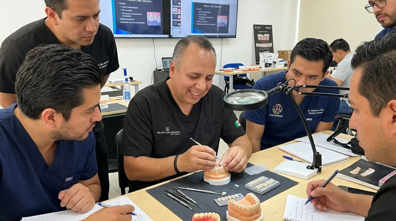Curso de carillas cerámicas para dentistas — Dr. Nelson Díaz Simonín